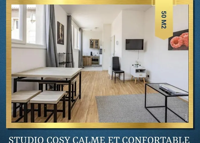 Studio Cosy - Hypercentre - Calme - 50M2 - Wi-Fi